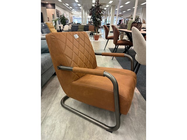 Fauteuil michel, cognac - afbeelding 3 van  7