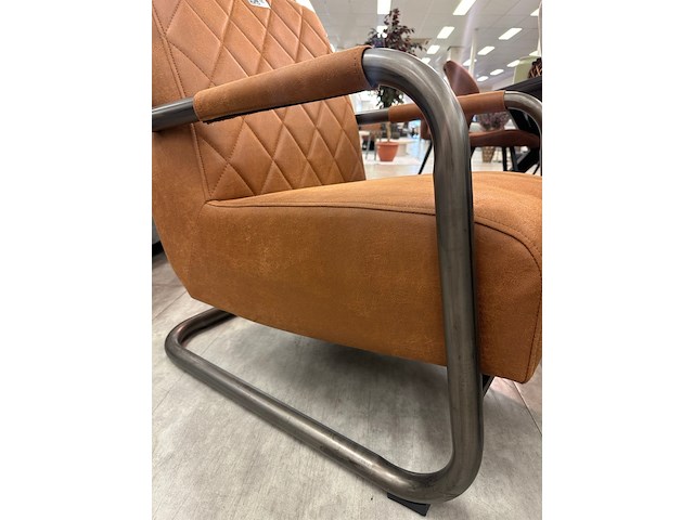 Fauteuil michel, cognac - afbeelding 4 van  7