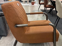 Fauteuil michel, cognac - afbeelding 5 van  7
