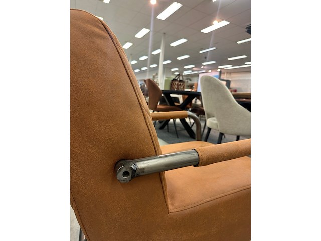 Fauteuil michel, cognac - afbeelding 6 van  7