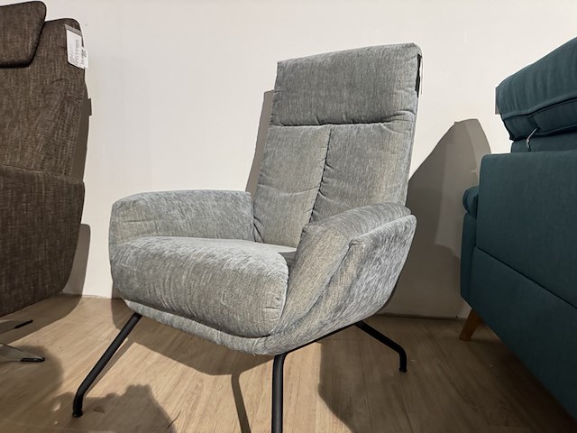 Fauteuil, mint/grijs - afbeelding 2 van  3