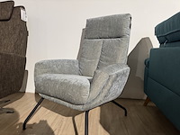 Fauteuil, mint/grijs - afbeelding 2 van  3