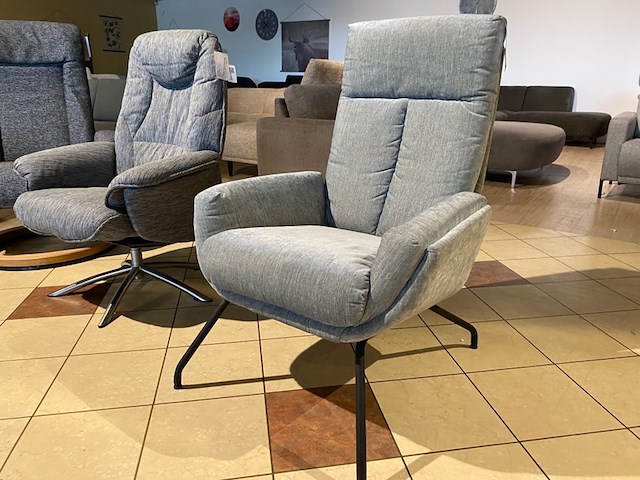 Fauteuil, mint/grijs - afbeelding 1 van  4