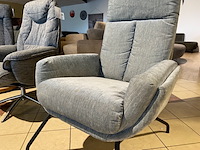 Fauteuil, mint/grijs - afbeelding 2 van  4
