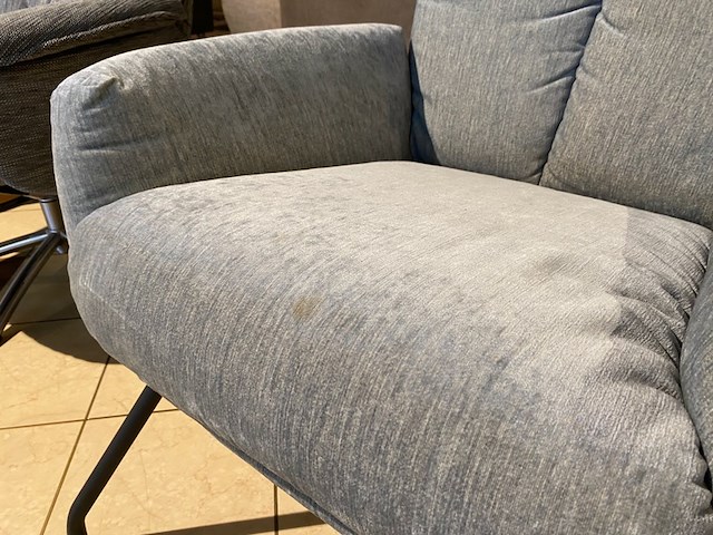 Fauteuil, mint/grijs - afbeelding 4 van  4