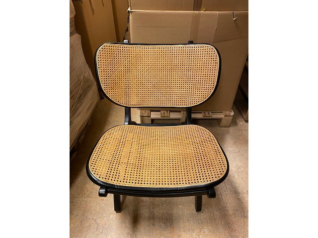 Fauteuil, must living, orion, zwart/beige, 78x69x83cm - afbeelding 2 van  5