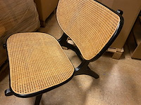 Fauteuil, must living, orion, zwart/beige, 78x69x83cm - afbeelding 5 van  5