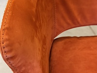 Fauteuil, oranje/rood, 75x75 cm - afbeelding 3 van  3