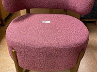 Fauteuil, passe partout, taza, roze, 74x71x67cm - afbeelding 1 van  4