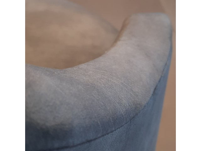 Fauteuil passepartout, lamos, zwart/velvet steel, draaibaar - afbeelding 8 van  8