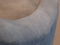 Fauteuil passepartout, lamos, zwart/velvet steel, draaibaar - afbeelding 8 van  8