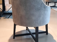 Fauteuil passepartout, lamos, zwart/velvet steel, draaibaar - afbeelding 5 van  7