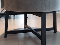 Fauteuil passepartout, lamos, zwart/velvet steel, draaibaar - afbeelding 6 van  7