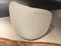 Fauteuil pode, balini, light grey, draaibaar - afbeelding 4 van  4