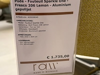 Fauteuil pode, sparkle one, lemon - afbeelding 2 van  6