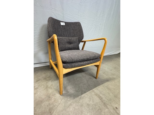 Fauteuil polspotten, peggy, grijs, design - afbeelding 2 van  6