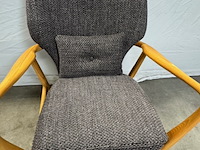 Fauteuil polspotten, peggy, grijs, design - afbeelding 3 van  6