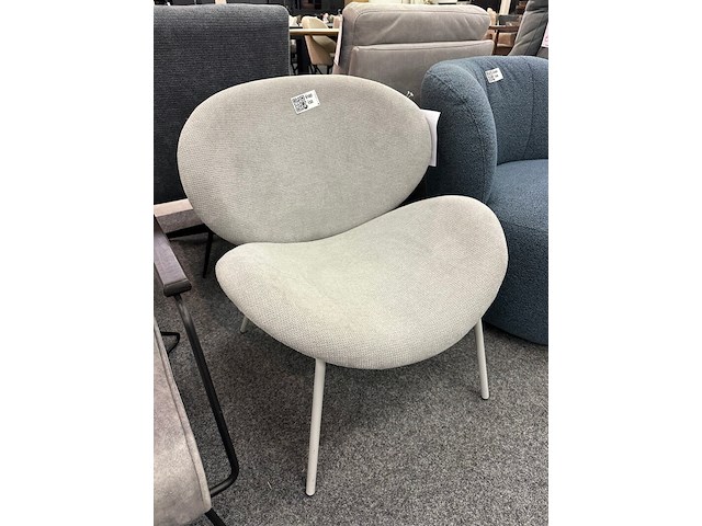 Fauteuil rogier, geweven, antraciet - afbeelding 1 van  1