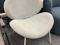 Fauteuil rogier, geweven, antraciet - afbeelding 1 van  1