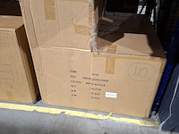 Fauteuil rond wit teddy incl. kussen, 2024 - afbeelding 2 van  2