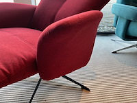 Fauteuil, rood - afbeelding 3 van  4
