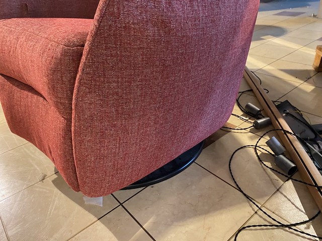Fauteuil, rood - afbeelding 5 van  5