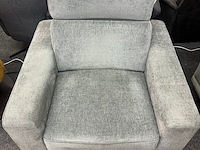 Fauteuil roselin, geweven, antraciet - afbeelding 1 van  4