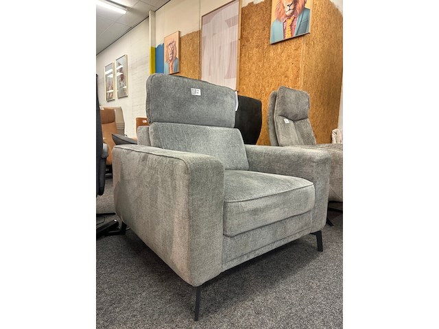 Fauteuil roselin, geweven, antraciet - afbeelding 2 van  4