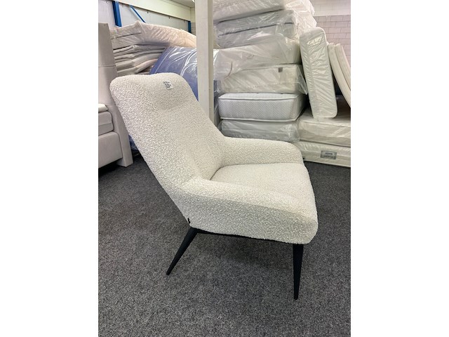 Fauteuil roxy, geweven, crème - afbeelding 2 van  4