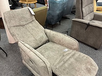 Fauteuil siem elektrisch, geweven taupe - afbeelding 4 van  7