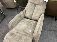 Fauteuil siem elektrisch, geweven taupe - afbeelding 6 van  7