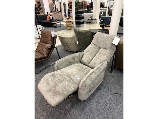 Fauteuil siem elektrisch, geweven taupe - afbeelding 7 van  7