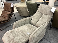 Fauteuil siem elektrisch, geweven taupe - afbeelding 7 van  7