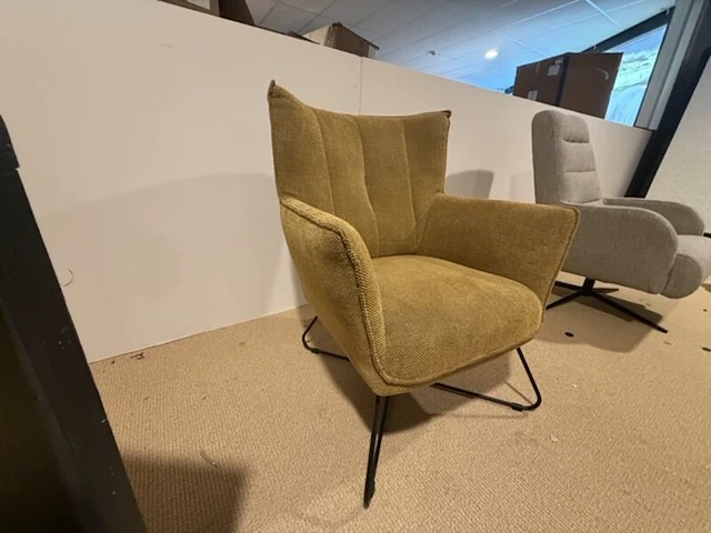 Fauteuil sitdesign, oker - afbeelding 1 van  5