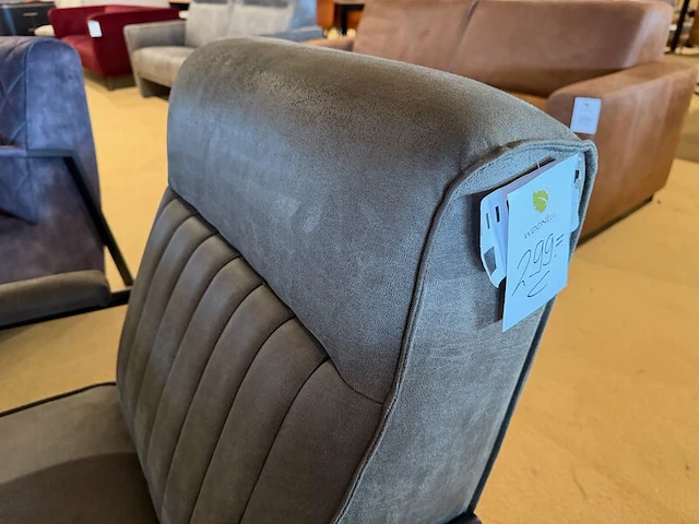 Fauteuil sitdesign, olive groen - afbeelding 6 van  6