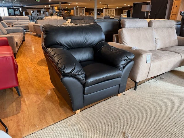 Fauteuil sitdesign, zwart - afbeelding 1 van  5