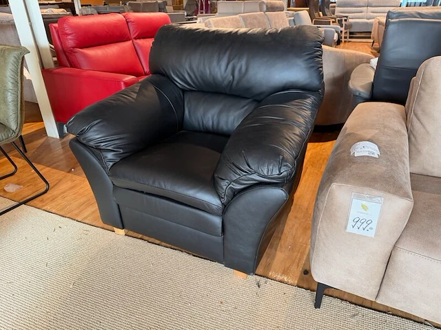 Fauteuil sitdesign, zwart - afbeelding 3 van  5