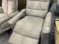 Fauteuil sta op elektrisch joep, microvezel taupe - afbeelding 2 van  7