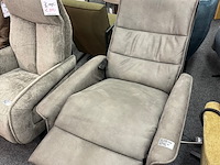 Fauteuil sta op elektrisch joep, microvezel taupe - afbeelding 4 van  7