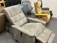 Fauteuil sta op elektrisch joep, microvezel taupe - afbeelding 6 van  7