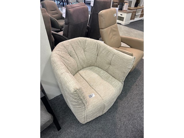 Fauteuil stan, geweven beige - afbeelding 2 van  6