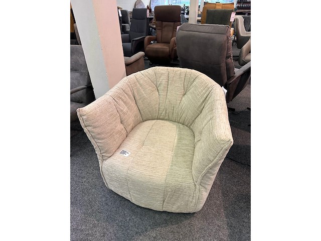 Fauteuil stan, geweven beige - afbeelding 3 van  6