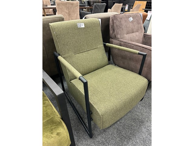 Fauteuil stan, geweven, groen - afbeelding 1 van  1
