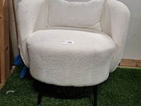 Fauteuil, teddy wit - afbeelding 2 van  4