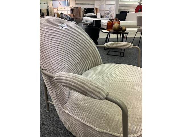 Fauteuil tina, geweven, taupe - afbeelding 2 van  6