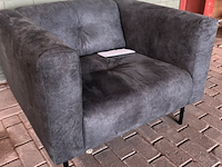 Fauteuil, vtwonen, skin, donkergrijs / antraciet - afbeelding 2 van  4