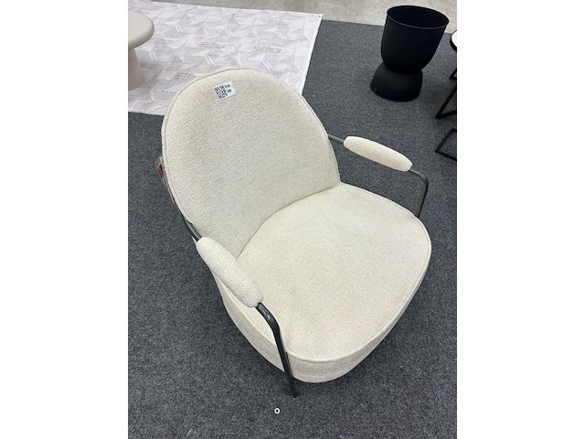 Fauteuil wendy, geweven, beige - afbeelding 1 van  4