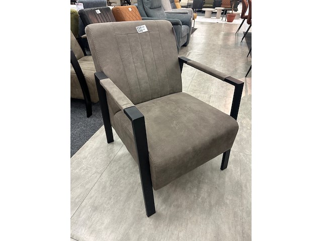 Fauteuil willem, taupe - afbeelding 1 van  5