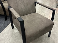 Fauteuil willem, taupe - afbeelding 1 van  5