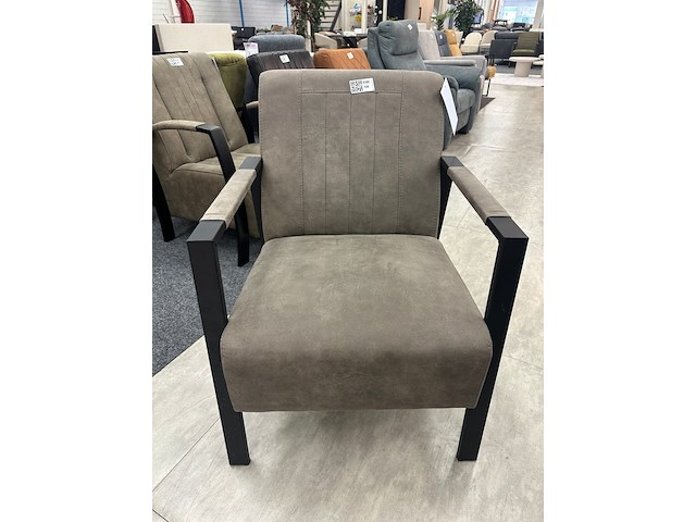 Fauteuil willem, taupe - afbeelding 3 van  5